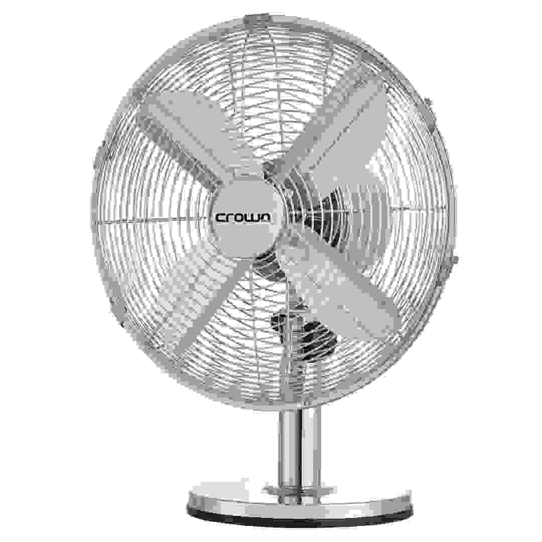 Crownline 3-Speed 12″ Metal Table Fan, TF-403 (35 W)
