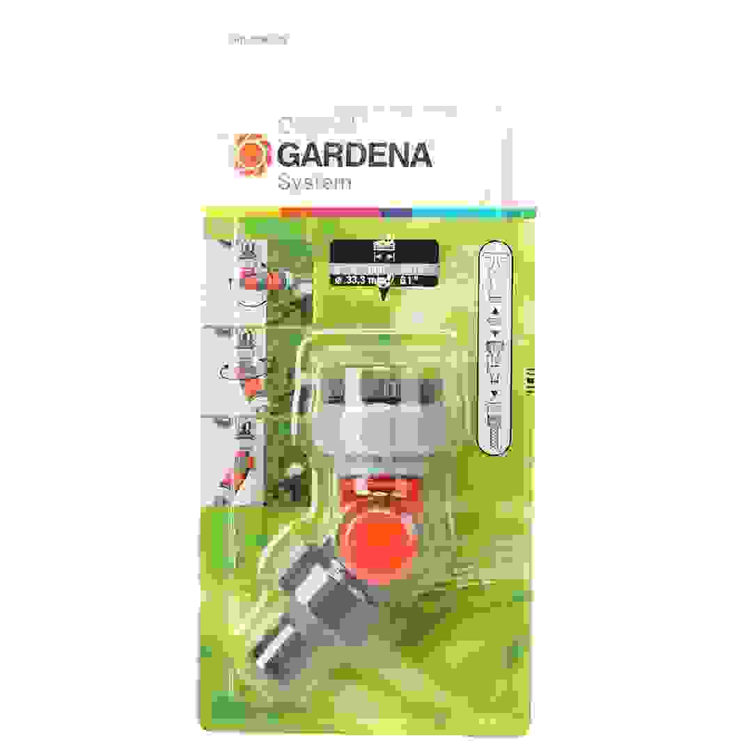 وصلة الكوع بملحق المقبض لتدفق المياه (رمادي/ برتقالي)