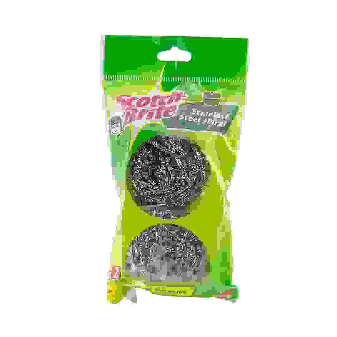 3M Scotch-Brite Stainless Steel Spiral Cleaners (Pack of 2)